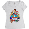 paw patrol birthday boy mom Women's Triblend Scoop T-shirt