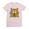 deco gasmask Ladies Fitted T-Shirt