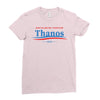 don't blame me i voted for thanos Ladies Fitted T-Shirt