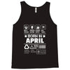 Born In April Tank Top
