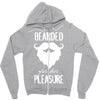 bearded for her pleasure Zipper Hoodie