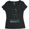 best dad in the galaxy Women's Triblend Scoop T-shirt