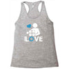 portal true love   aperture lab video gamer teleport online pc goal te Racerback Tank