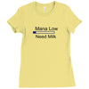 gaming mana low need milk Ladies Fitted T-Shirt