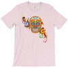 women's sugar skull purple T-Shirt