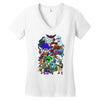 i ain't afraid of no ghosts Women's V-Neck T-Shirt