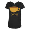 coffee (4) Maternity Scoop Neck T-shirt