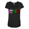 triforce legend of zelda, ideal gift or birthday present. Maternity Scoop Neck T-shirt
