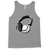 headphones black humor Tank Top