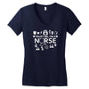 registered nurse Women's V-Neck T-Shirt
