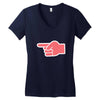 look late Women's V-Neck T-Shirt