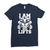 i am the one who lifts Ladies Fitted T-Shirt