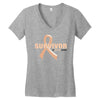 Survivor Of Uterine Cancer Women's V-Neck T-Shirt
