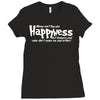 money can't buy you happyness, but hookers and coke don't make me sad Ladies Fitted T-Shirt