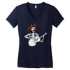 mexican skull Women's V-Neck T-Shirt