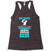 god found autism dad Racerback Tank