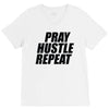 pray hustle repeat V-Neck Tee