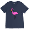 animal pink V-Neck Tee