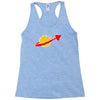 the spaceman logo Racerback Tank