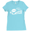 player football Ladies Fitted T-Shirt