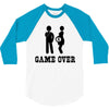 game over  funny pregnancy 3/4 Sleeve Shirt