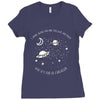 Space (f96) Ladies Fitted T-Shirt