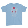rose sugar skull Youth Tee
