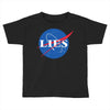lies nasa logo Toddler T-shirt