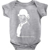 clockwork mozart orange Baby Onesie