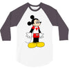 mickey with canada 3/4 Sleeve Shirt