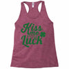 kiss me for luck Racerback Tank