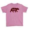 baby christmas bear Youth Tee