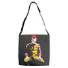 the joker ronald mcdonald Adjustable Strap Totes