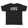 only best dads get promoted to papa Toddler T-shirt