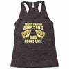 amazing dad Racerback Tank