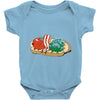 blt together forever Baby Onesie