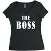 The Boss - The Real Boss Women's Triblend Scoop T-shirt