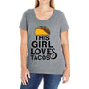 This Girl Loves Tacos Ladies Curvy T-Shirt