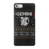 santa gemini christmas ugly t shirts iPhone 7 Case