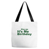kiss me it's me birthday Tote Bags