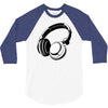 headphones black humor 3/4 Sleeve Shirt