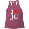 i love jesus christ Racerback Tank