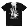 Fight Alone Avengers All Over Women's T-shirt
