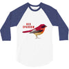 Red Sparrow 3/4 Sleeve Shirt