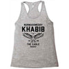 khabib the eagle Racerback Tank