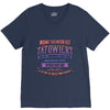 meine tochter ist t&auml;towiert V-Neck Tee
