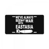 war with east asia License Plate