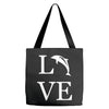love dolphin Tote Bags
