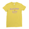 electro city Ladies Fitted T-Shirt