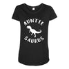 Auntiesaurus Maternity Scoop Neck T-shirt